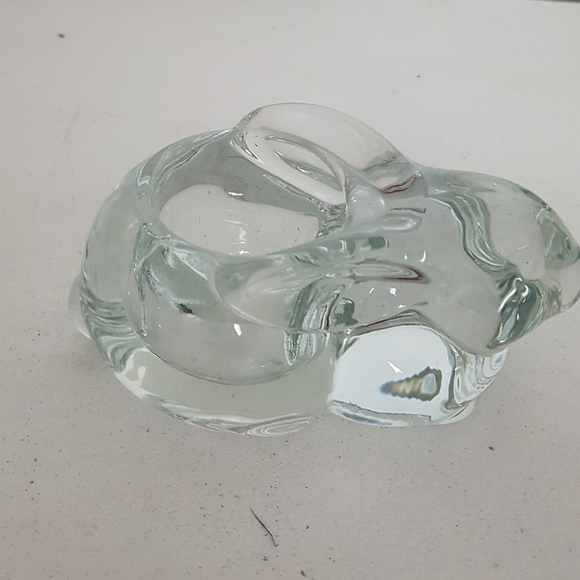 Vintage Bunny Candle Holder by Indiana Glass - Picture 3 of 6